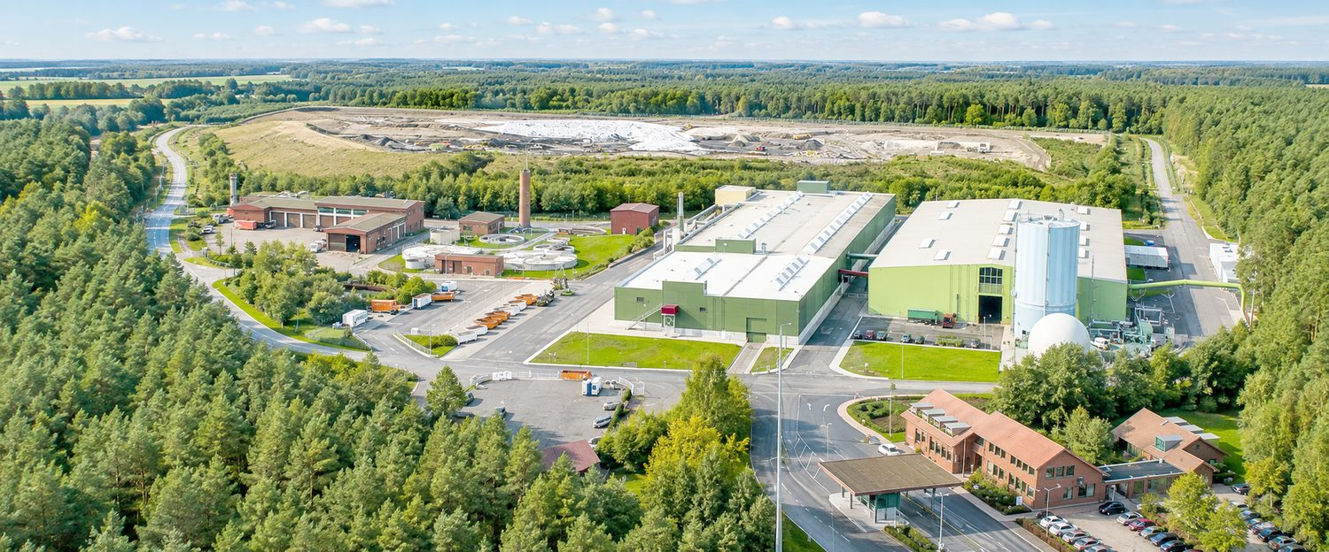 Luftbild des Ressourcenzentrums Pohlsche Heide